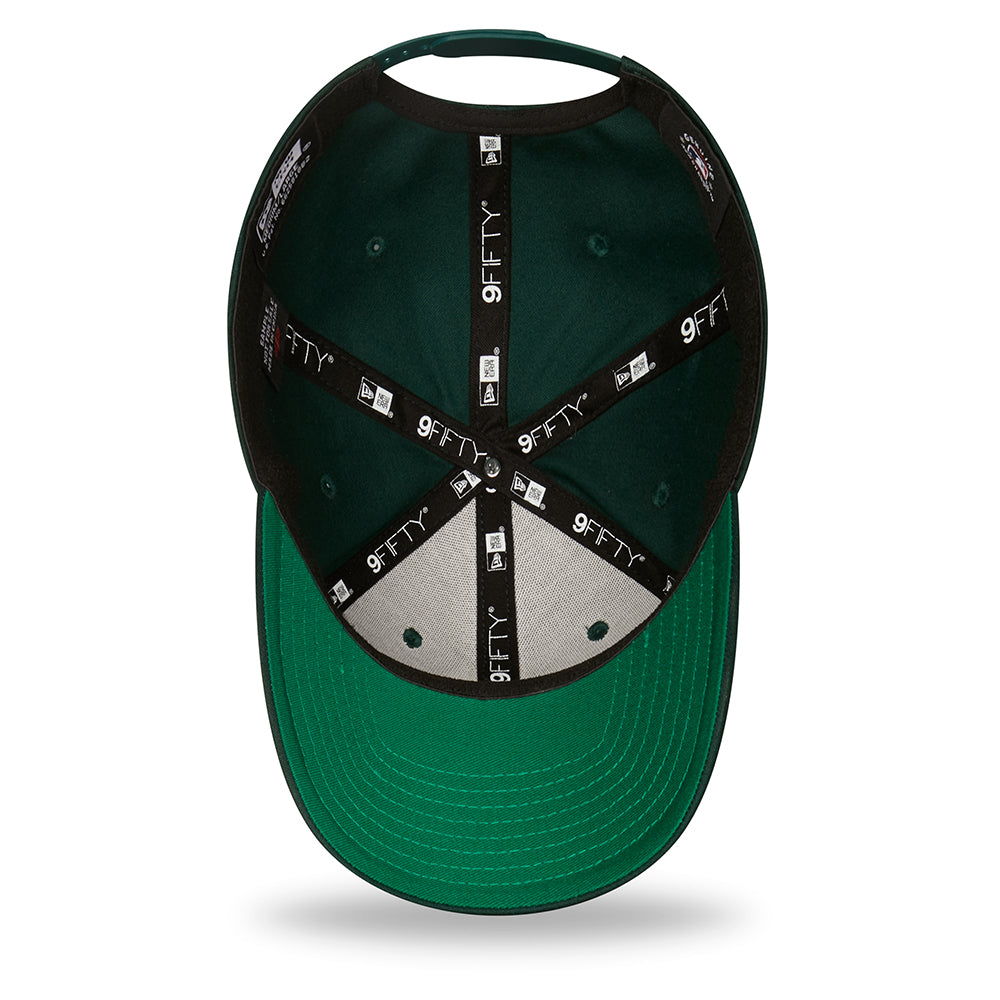 Casquette Snapback 9FIFTY MLB Team Stretch Oakland Athletics vert foncé NEW ERA