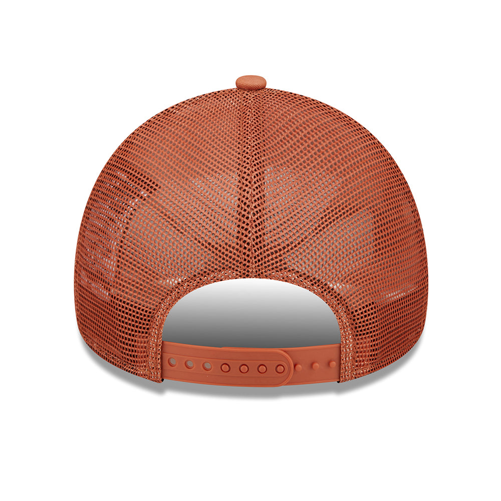Casquette Trucker A-Frame 9FORTY MLB Tonal Mesh New York Yankees rouille NEW ERA