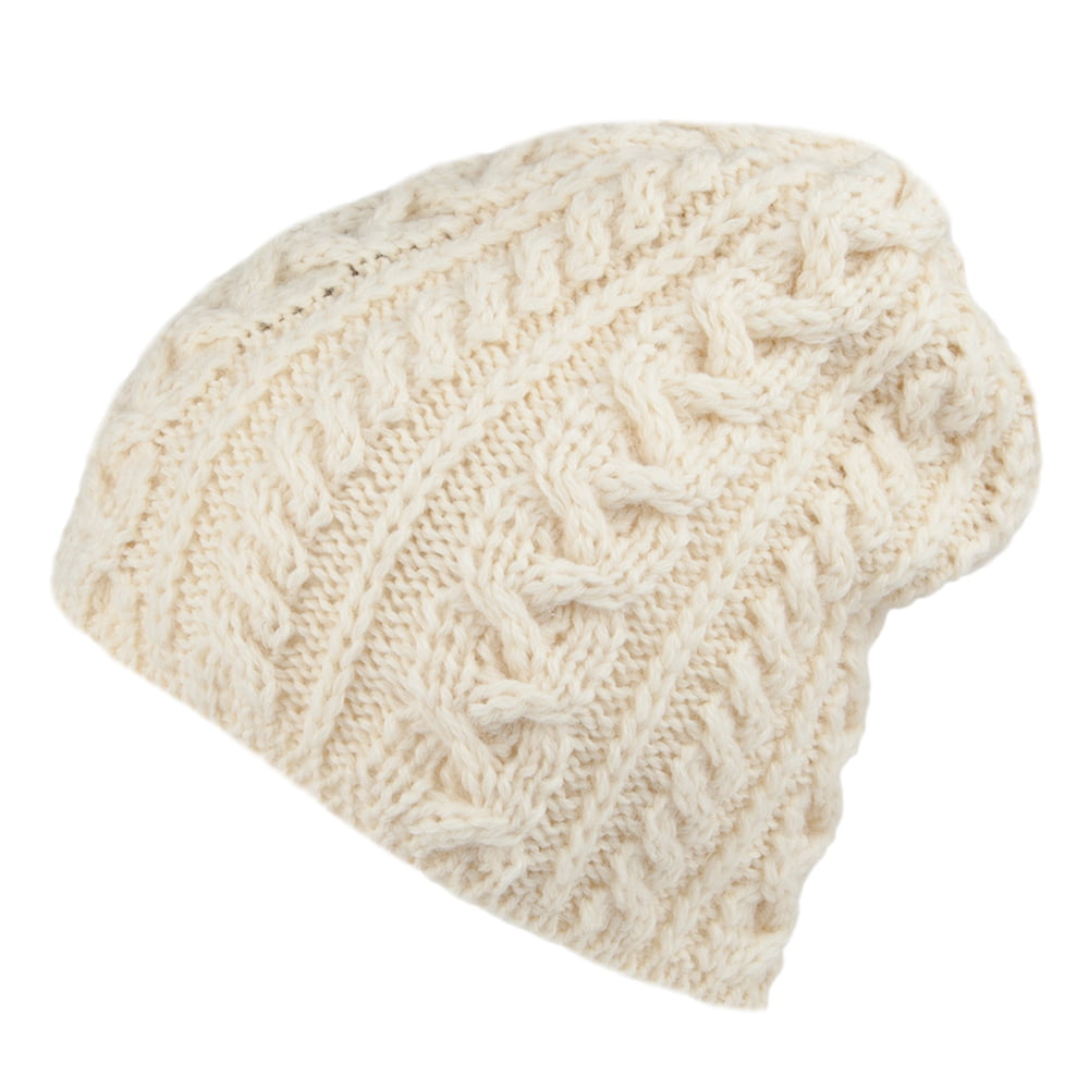 Bonnet Long en Laine Anglaise naturel HIGHLAND 2000