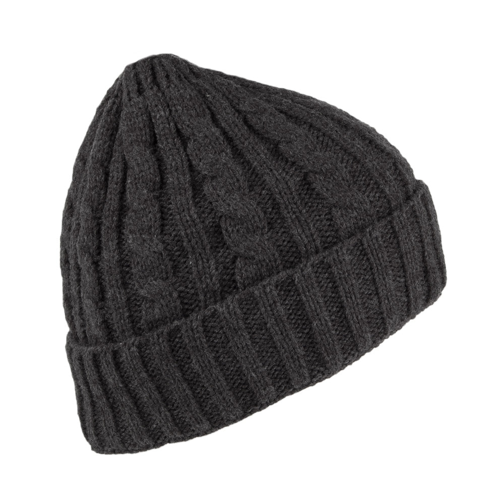 Bonnet à Torsades gris foncé JAXON & JAMES