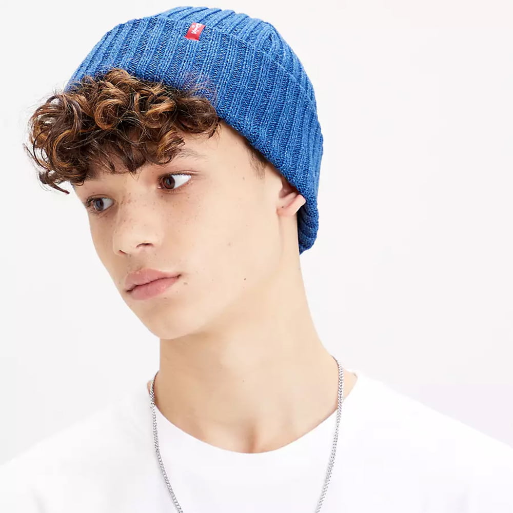 Bonnet Côtelé bleu foncé LEVI'S