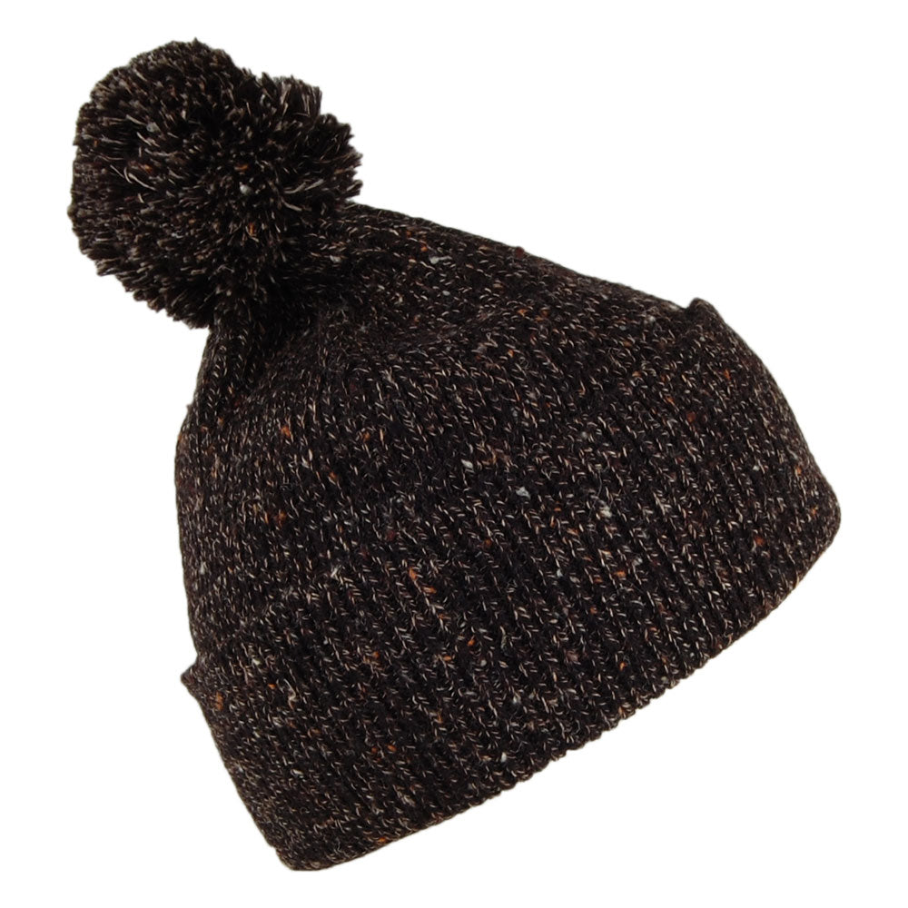 Bonnet à Pompon Callac mélange de noirs BARTS