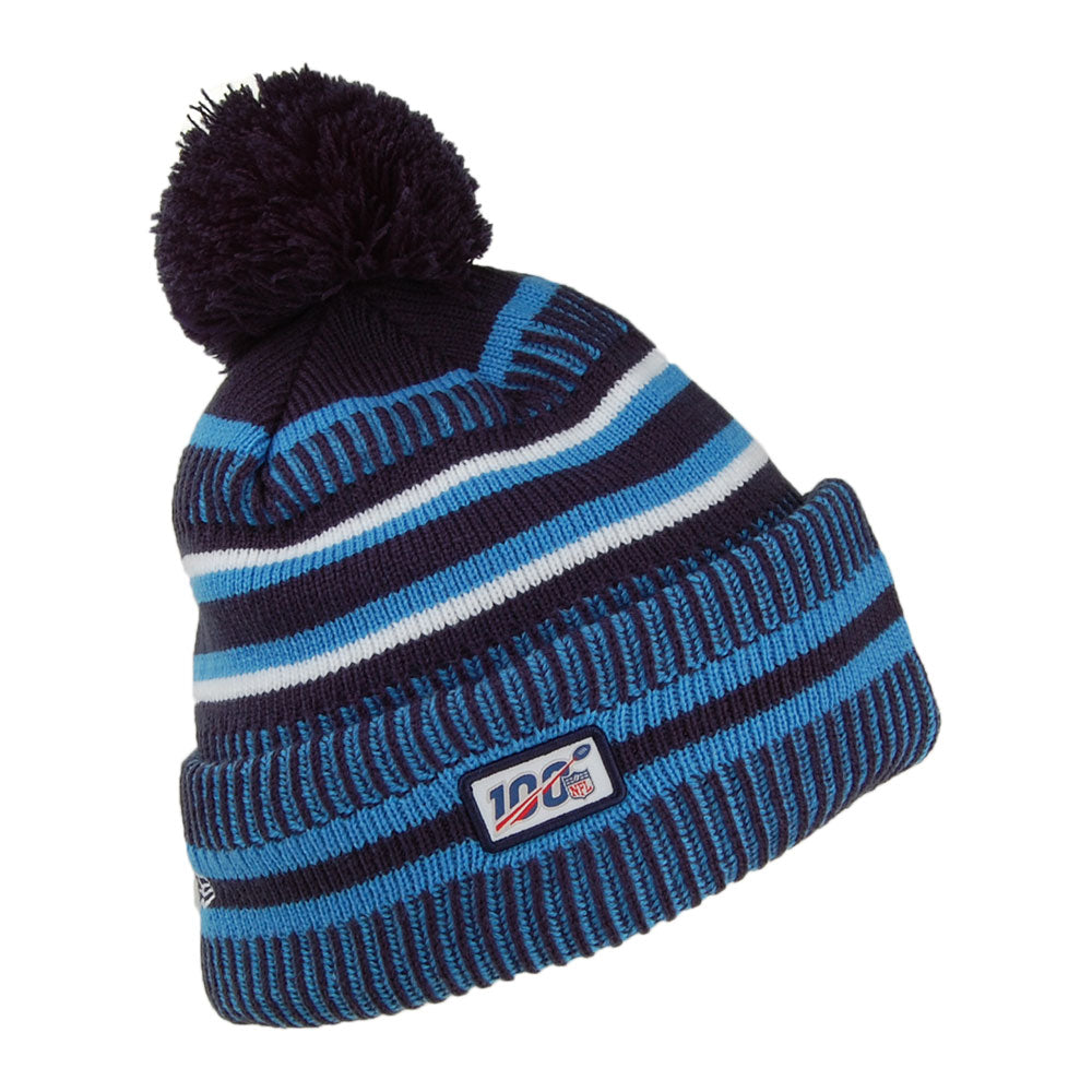 Bonnet à Pompon NFL On Field Knit Los Angeles Chargers bleu NEW ERA