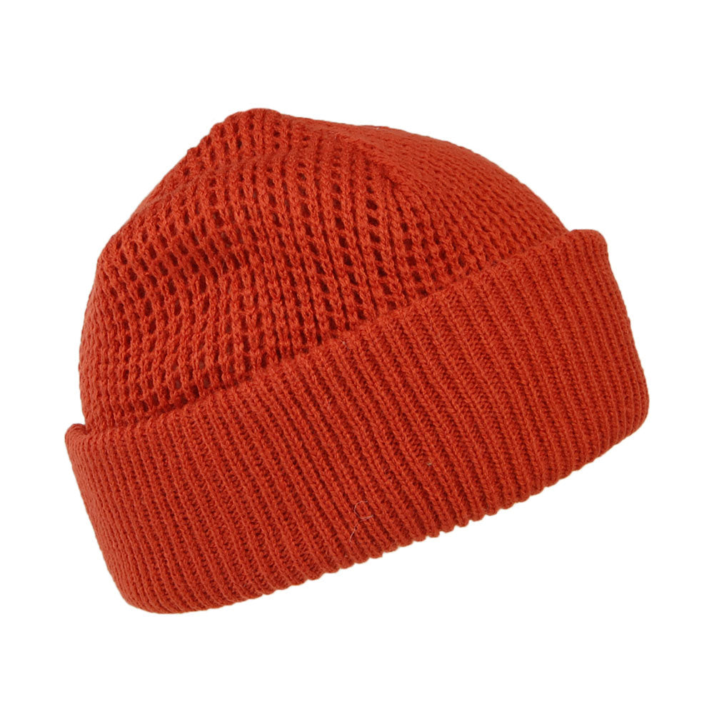 Bonnet à Revers Maille Gaufrée Adas rouille BARTS