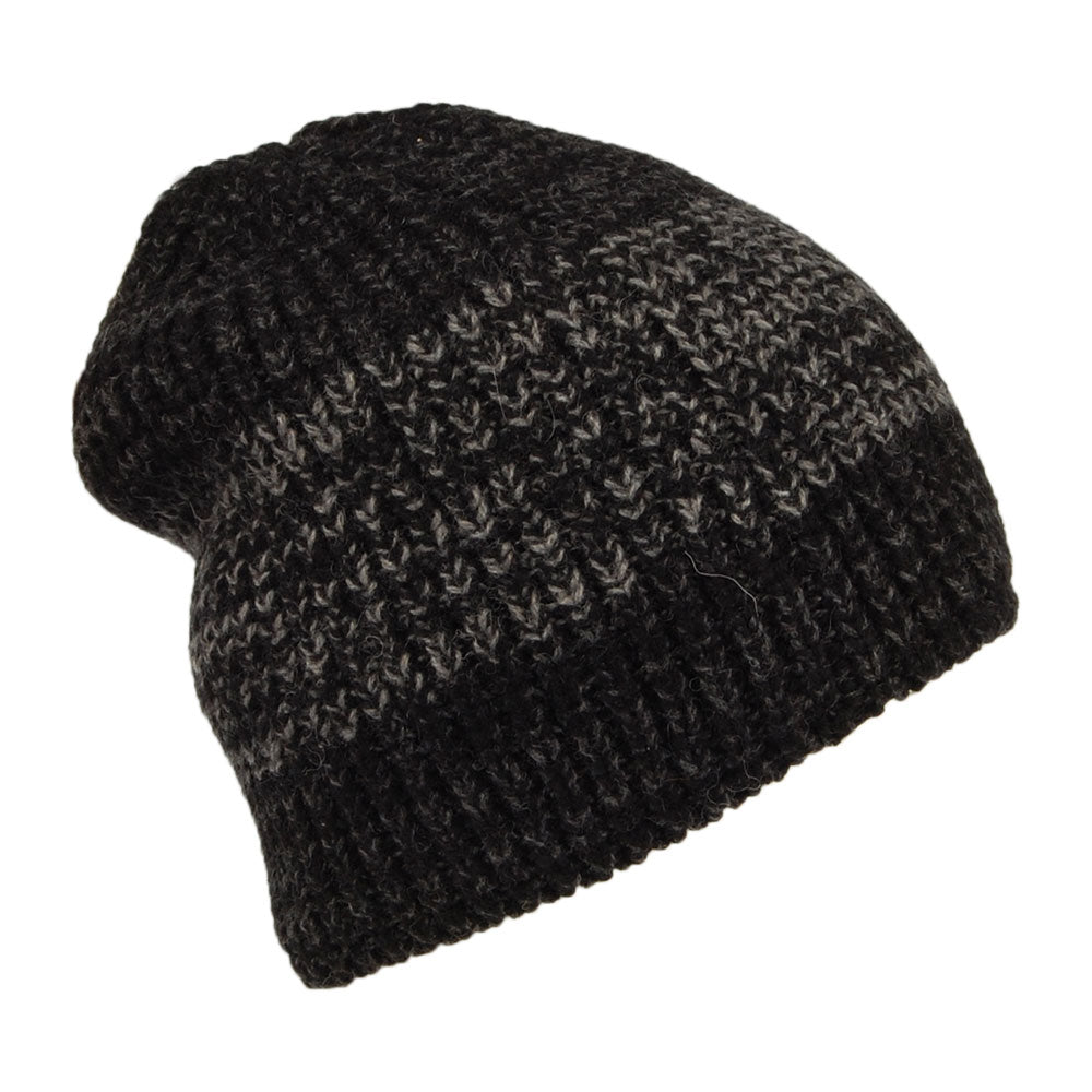 Bonnet en Laine Recyclée Speedway noir-gris PATAGONIA