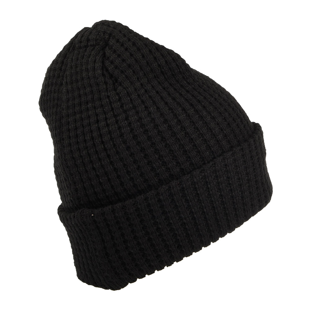 Bonnet à Revers NBA Team Waffle Knit Chicago Bulls noir NEW ERA
