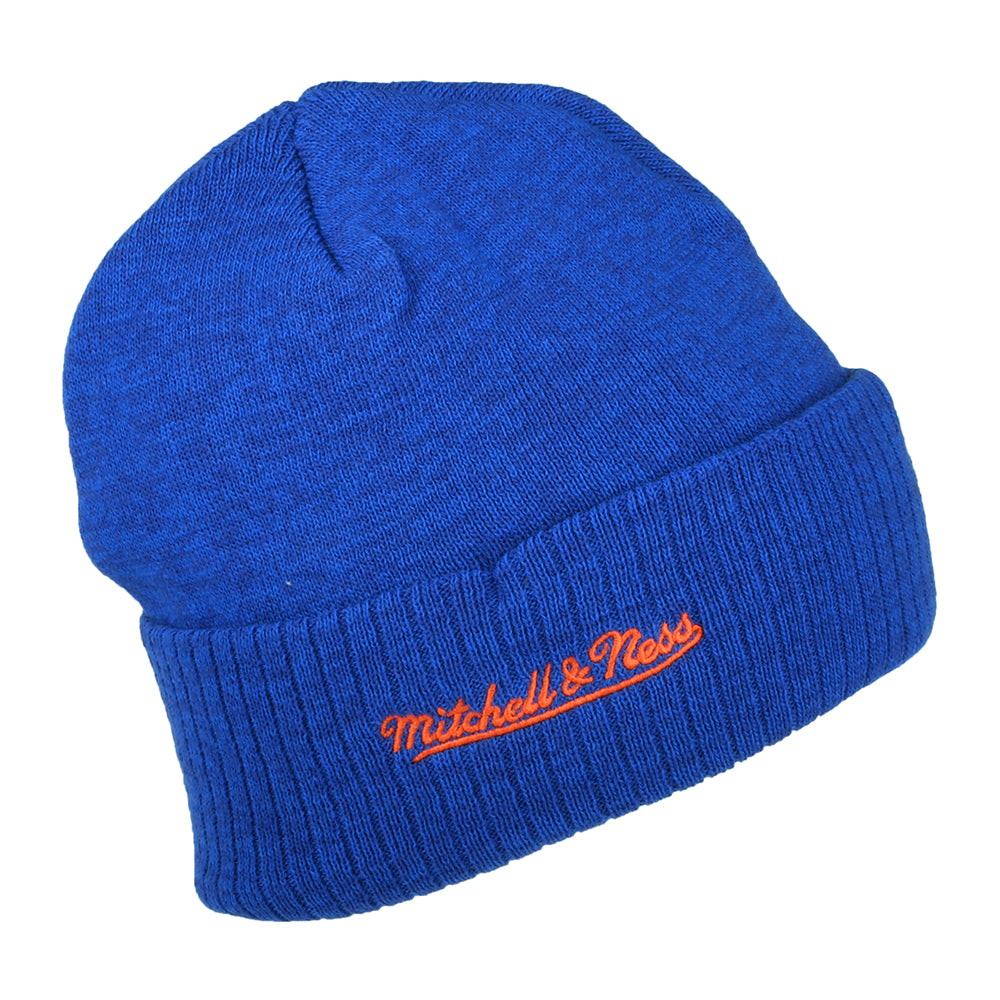 Bonnet NBA Fandom Knit HWC New York Knicks bleu roi MITCHELL & NESS