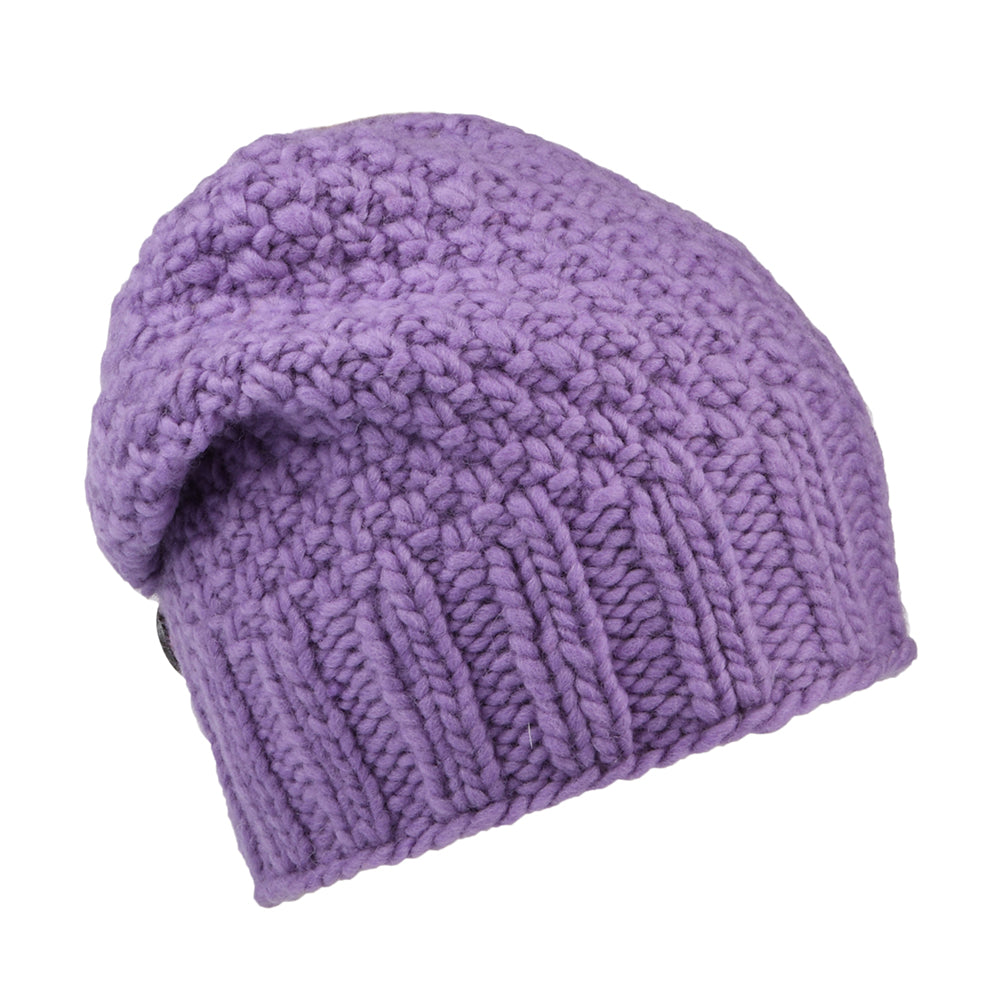 Bonnet Boutonné lilas KUSAN