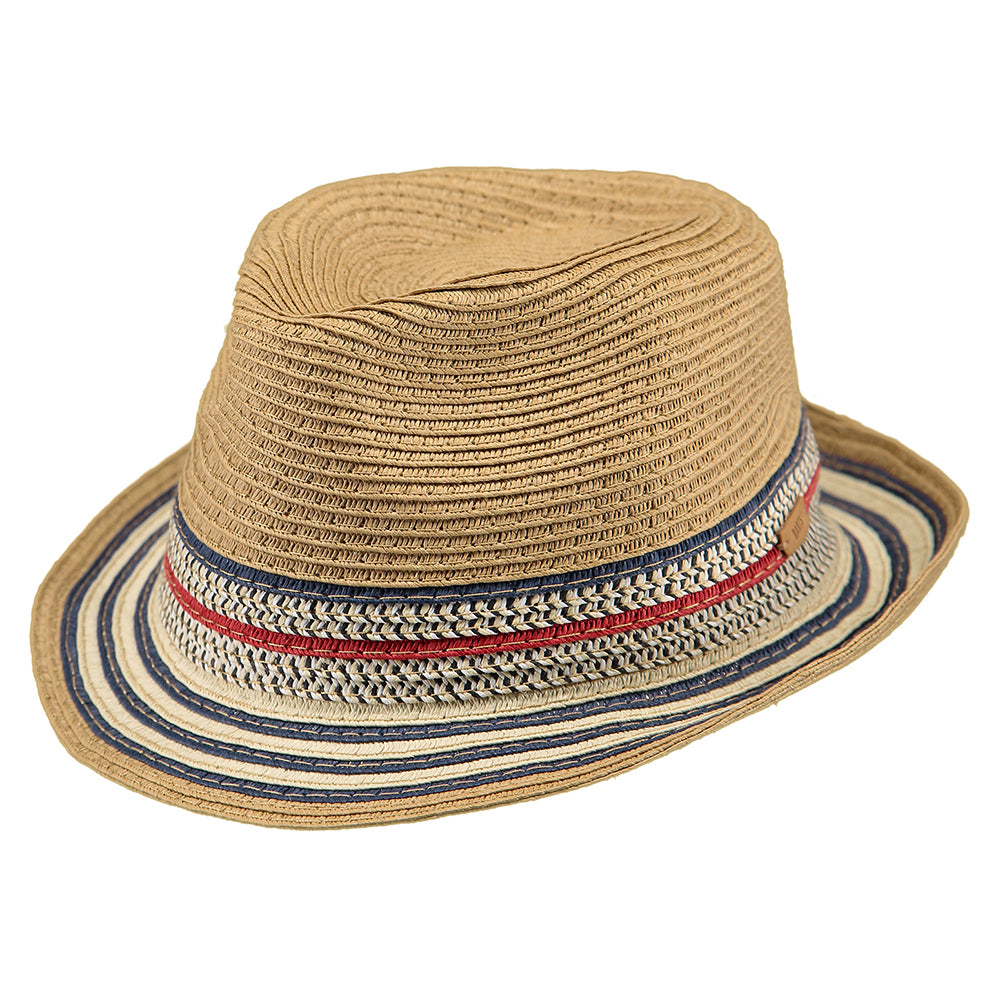 Chapeau Trilby Enfant en Paille Hare marron clair BARTS