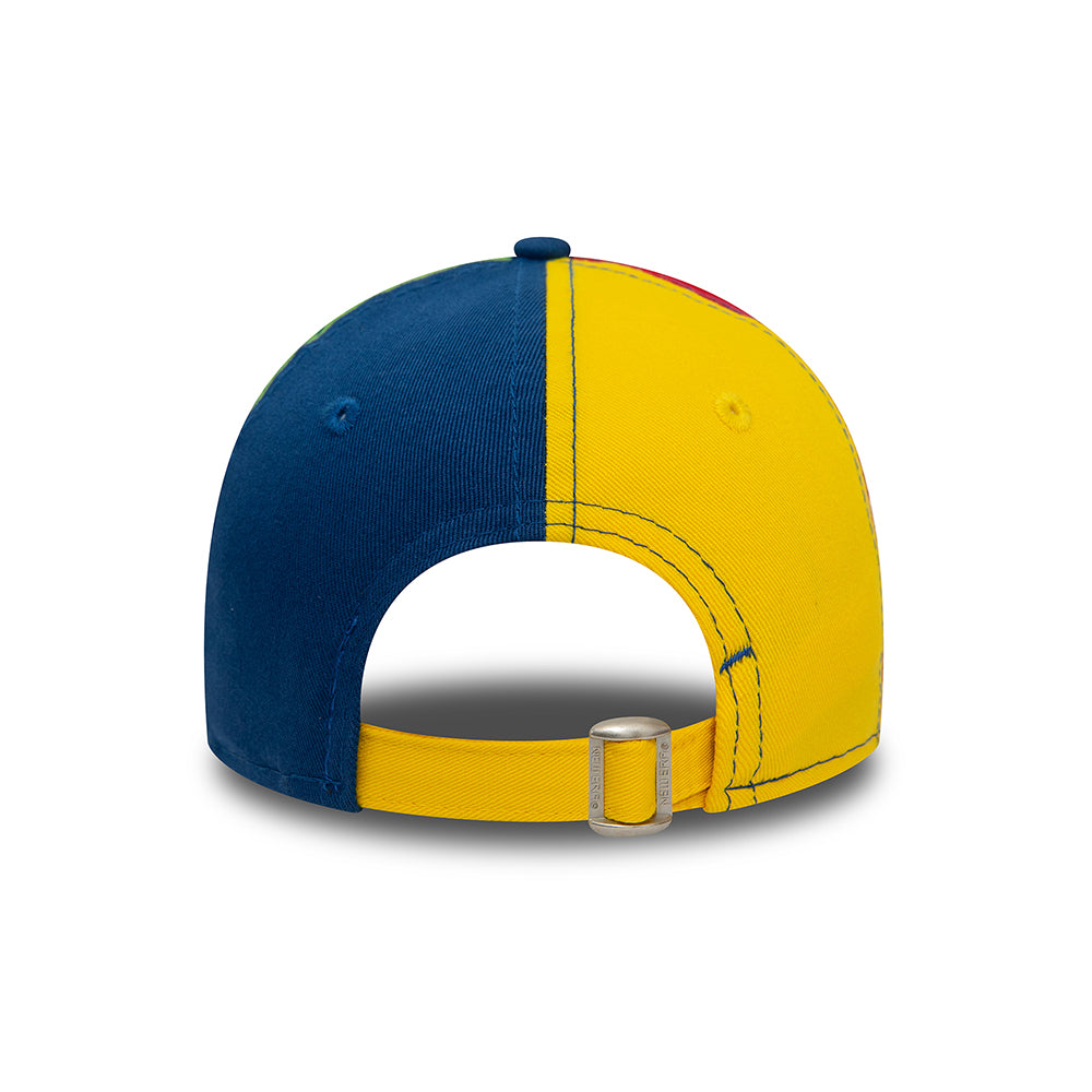 Casquette Enfant 9FORTY MLB Block New York Yankees bleu marine-jaune-rouge NEW ERA
