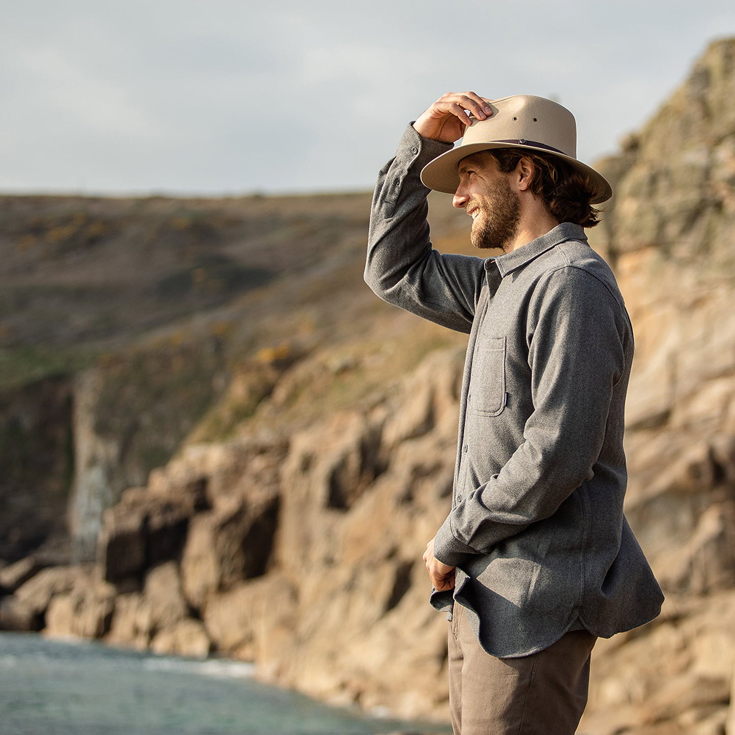 Chapeau Fedora Safari en coton JAXON & JAMES - VENTE EN GROS