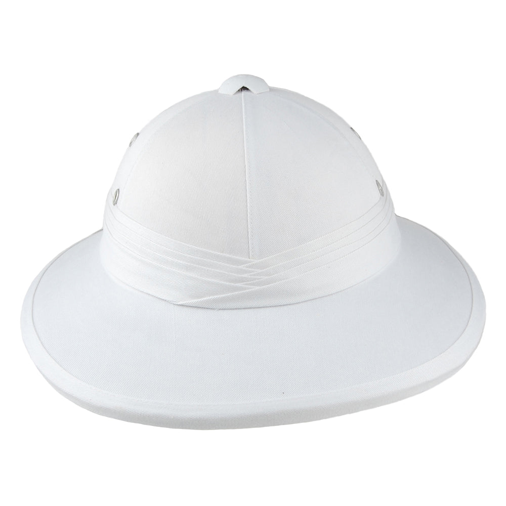 Casque Colonial Français blanc - VENTE EN GROS