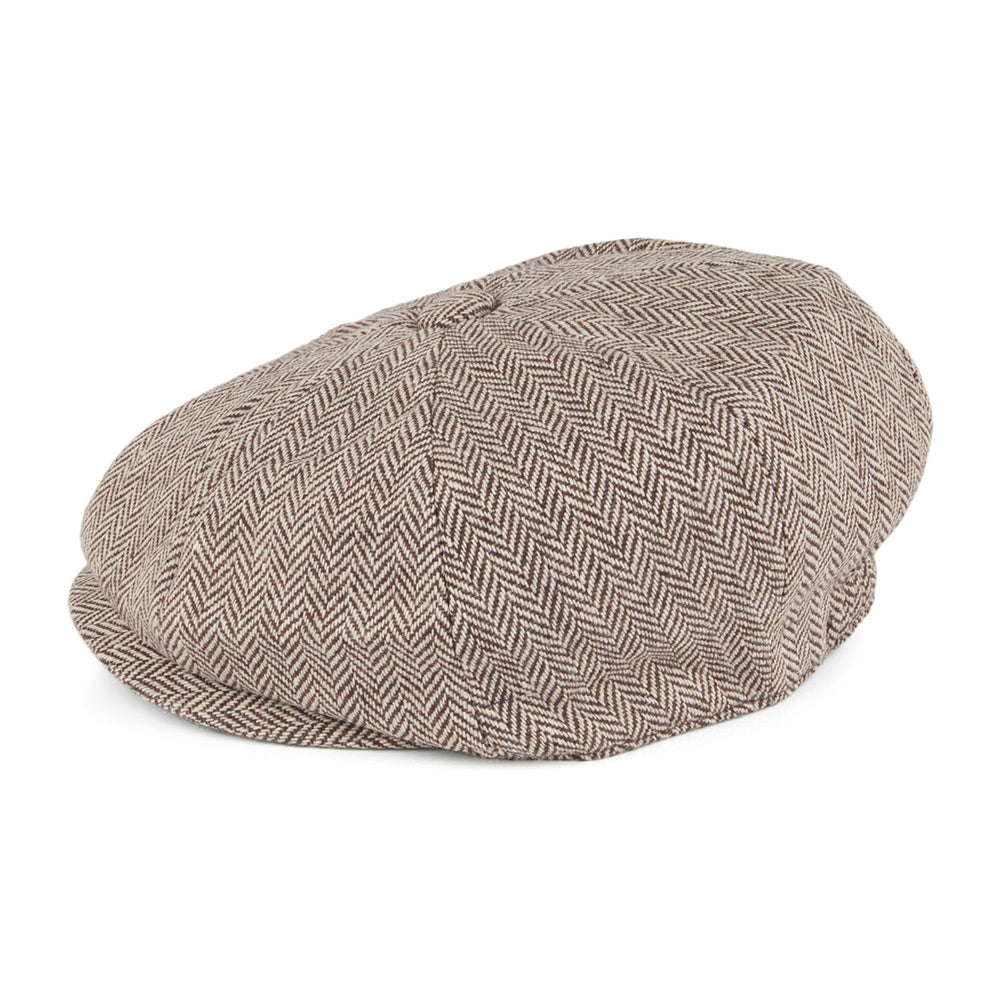 Casquette Gavroche Enfant à Chevrons marron JAXON & JAMES - VENTE EN GROS