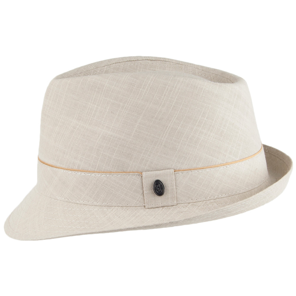 Chapeau Trilby en Coton avoine JAXON & JAMES - VENTE EN GROS