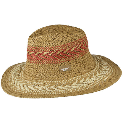 Chapeau Fedora Été Caledona marron clair-multi BARTS