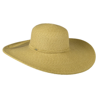 Chapeau Été à Bord Large en Papier Tressé Newport naturel SCALA