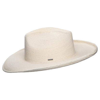 Chapeau Fedora Rancher en Paille Marlow ivoire BRIXTON