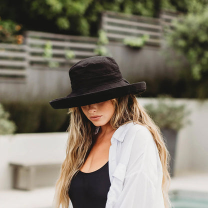 Chapeau Été Pliable Lanikai noir SCALA
