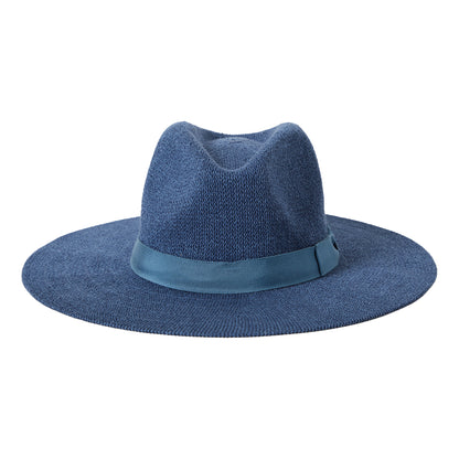 Chapeau Fedora Tricot Pliable Lyons bleu foncé BRIXTON