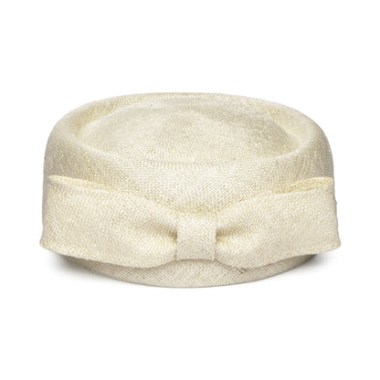 Chapeau Calot en Paille Jackie O ivoire WHITELEY