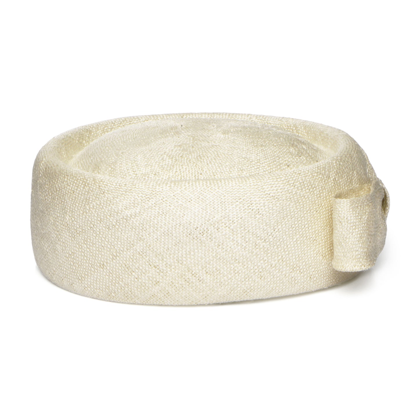 Chapeau Calot en Paille Jackie O ivoire WHITELEY