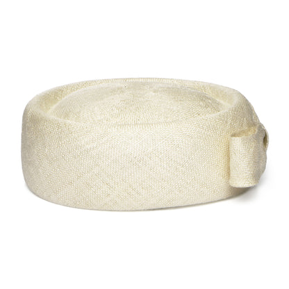 Chapeau Calot en Paille Jackie O ivoire WHITELEY