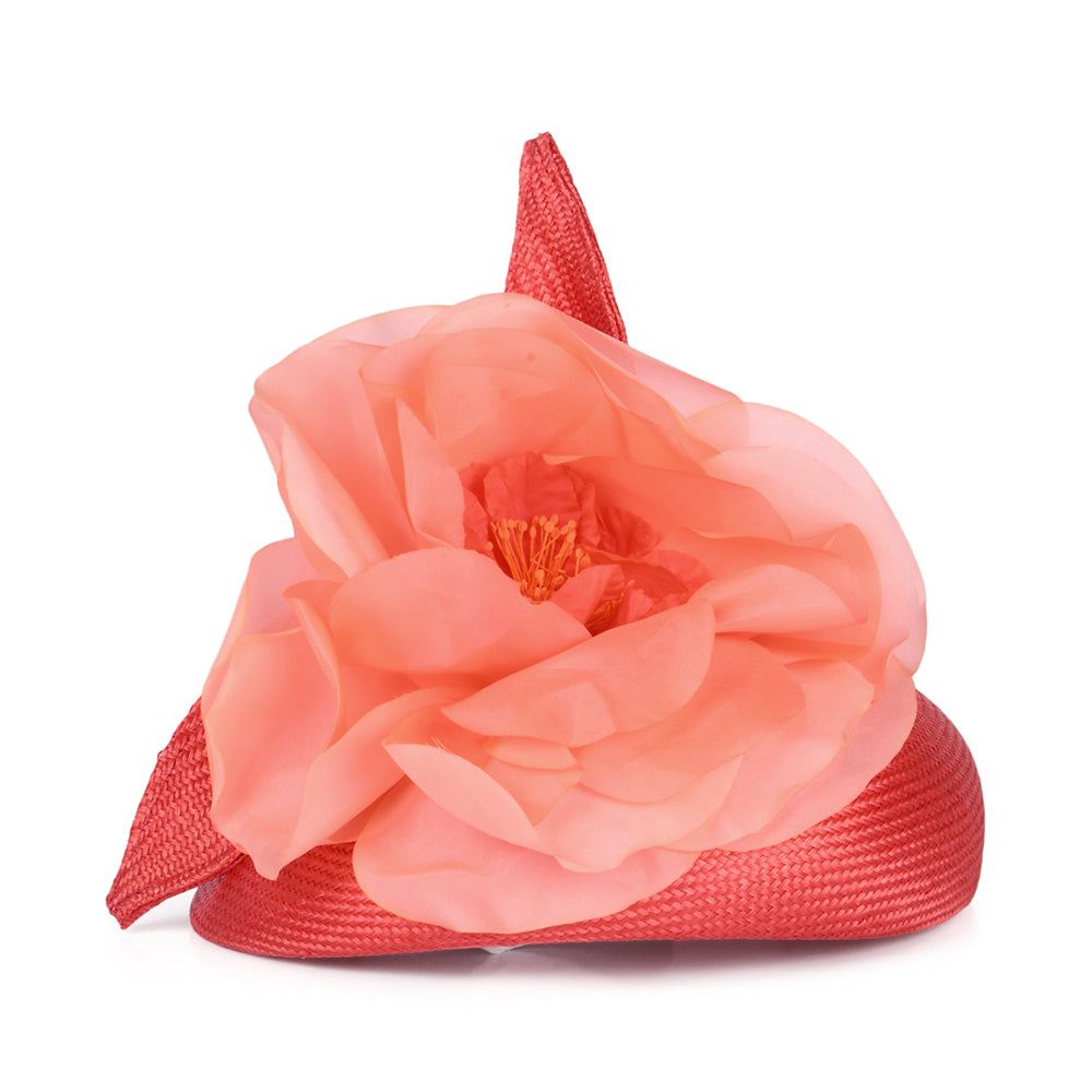 Chapeau Calot en Paille Fleur pêche WHITELEY