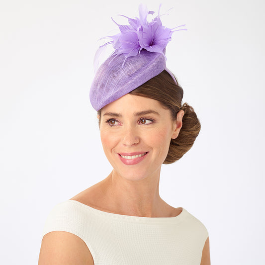 Chapeau Calot Elena violette FAILSWORTH