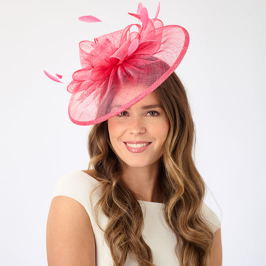 Chapeau Bibi Disque Ginny corail FAILSWORTH
