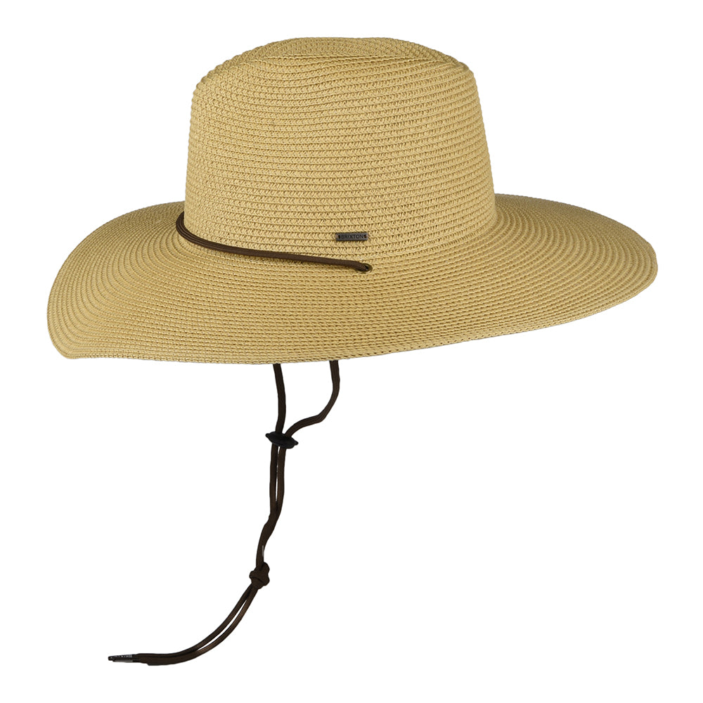 Chapeau Été en Paille Toyo Mitch beige sable BRIXTON