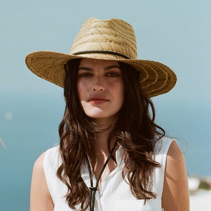 Chapeau Lifeguard en Paille Messer beige sable BRIXTON