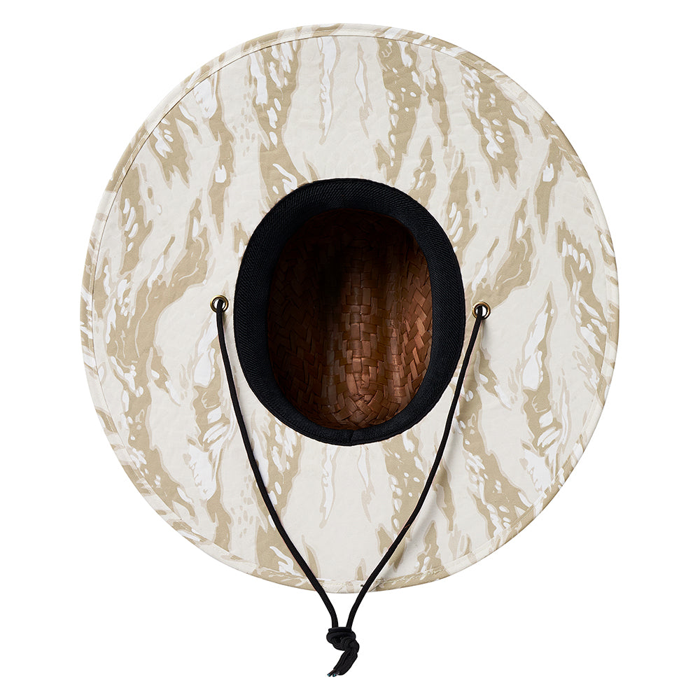 Chapeau Lifeguard en Paille Alpha Square toffee-blanc cassé BRIXTON