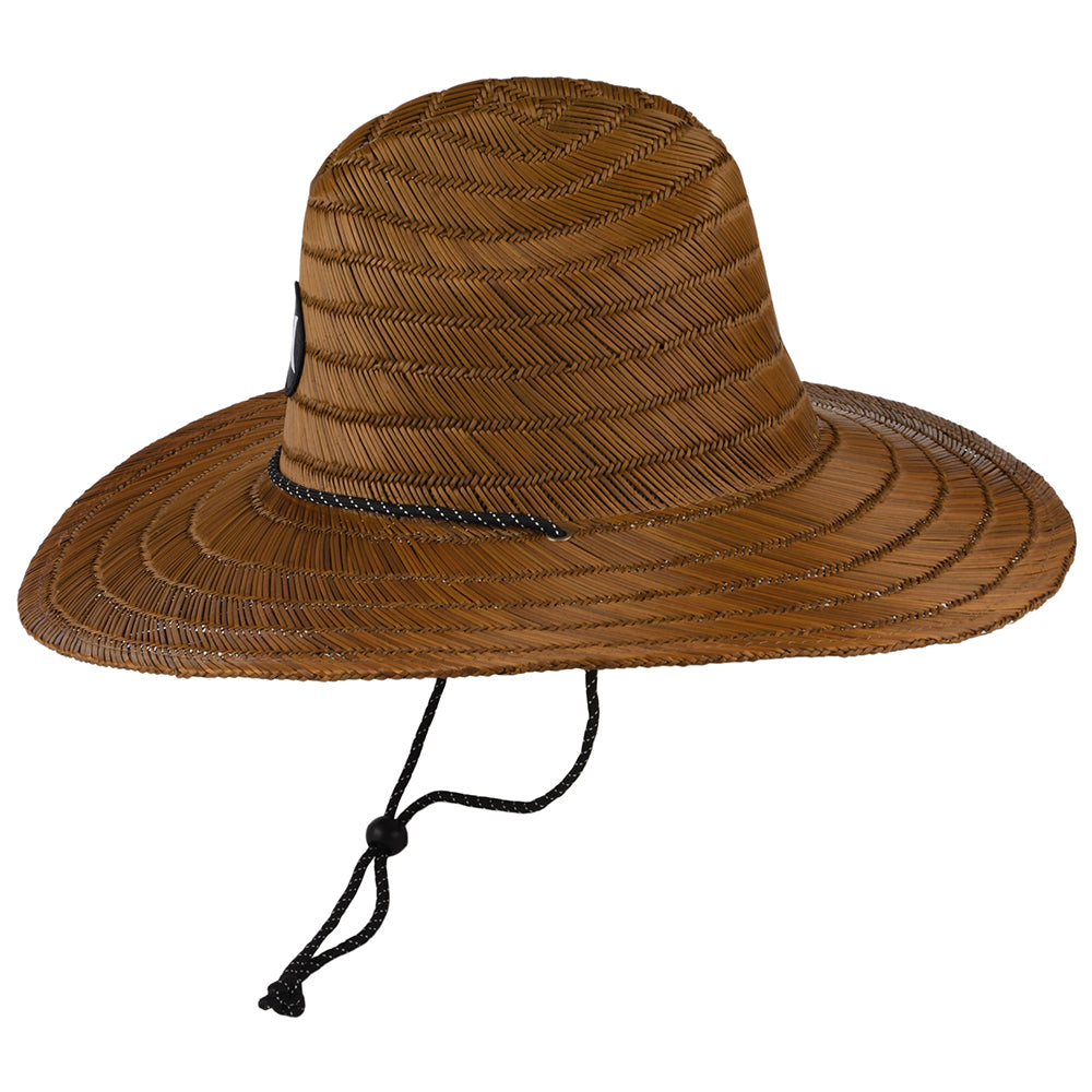 Chapeau Lifeguard en Paille Weekender marron HURLEY