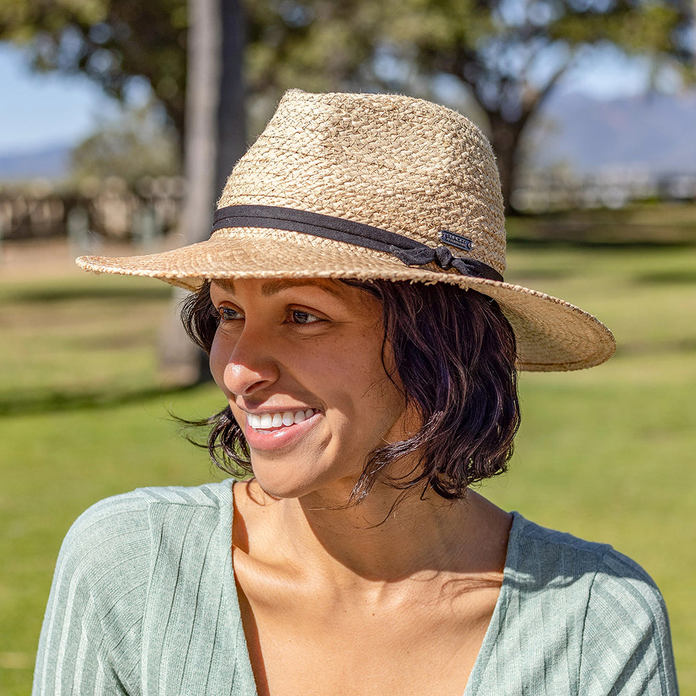 Chapeau Fedora en Raphia Tulum naturel SUNDAY AFTERNOONS