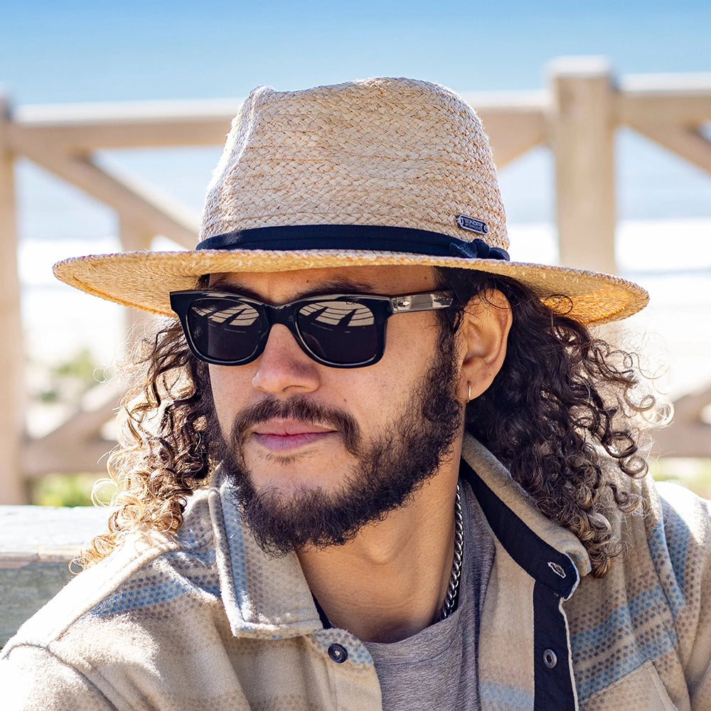 Chapeau Fedora en Raphia Tulum naturel SUNDAY AFTERNOONS