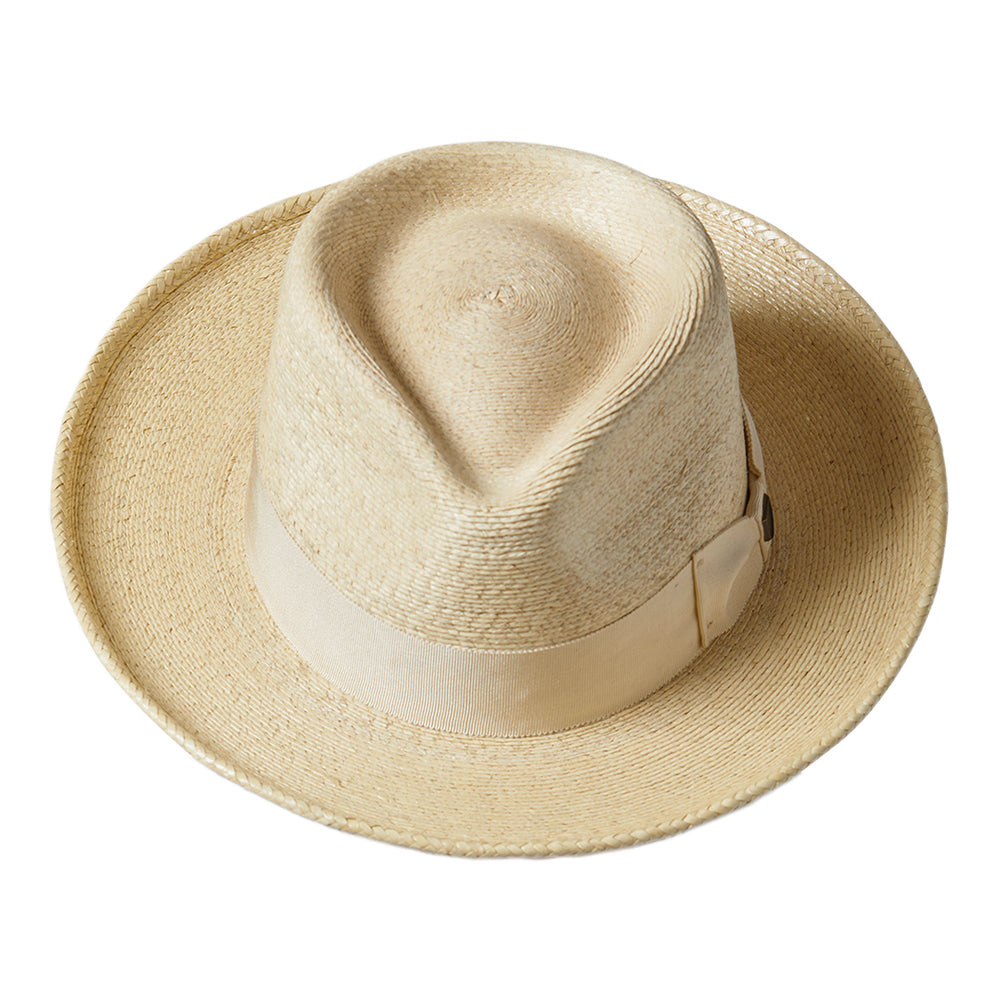 Chapeau Fedora en Paille Swindle naturel BRIXTON