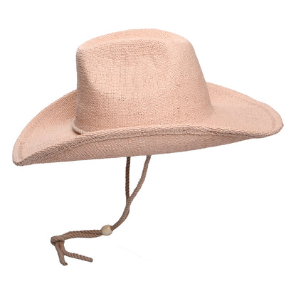 Chapeau de Cowboy en Paille Austin rose blush BRIXTON