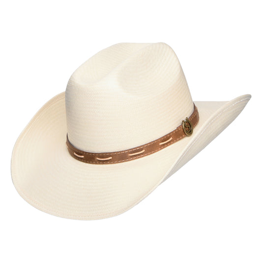 Chapeau de Cowboy Western en Paille Toyo Edcouch décoloré STETSON