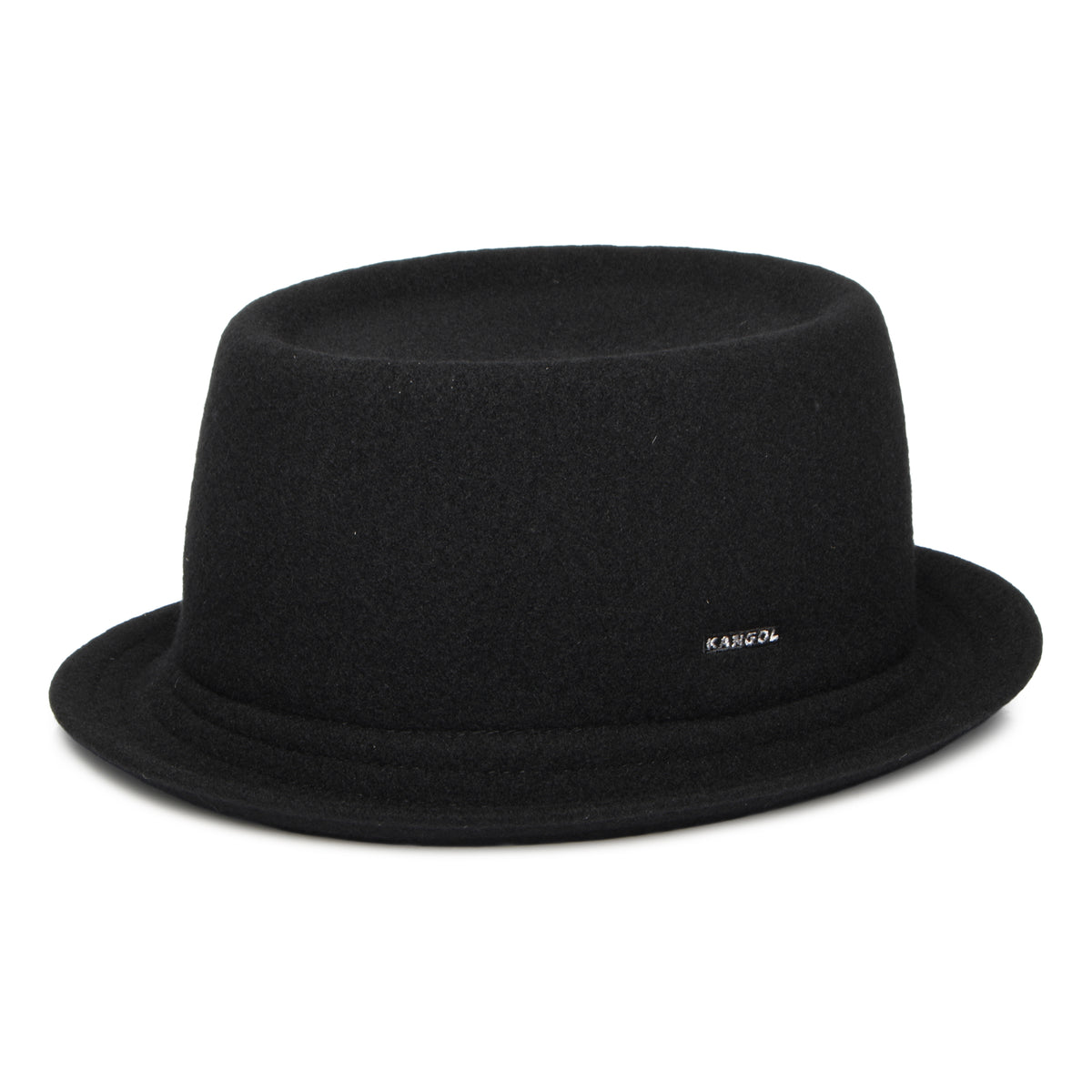 Chapeau Pork Pie en Laine Mowbray noir KANGOL