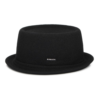Chapeau Pork Pie en Laine Mowbray noir KANGOL