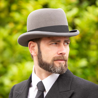 Chapeau Homburg Churchill gris DENTON