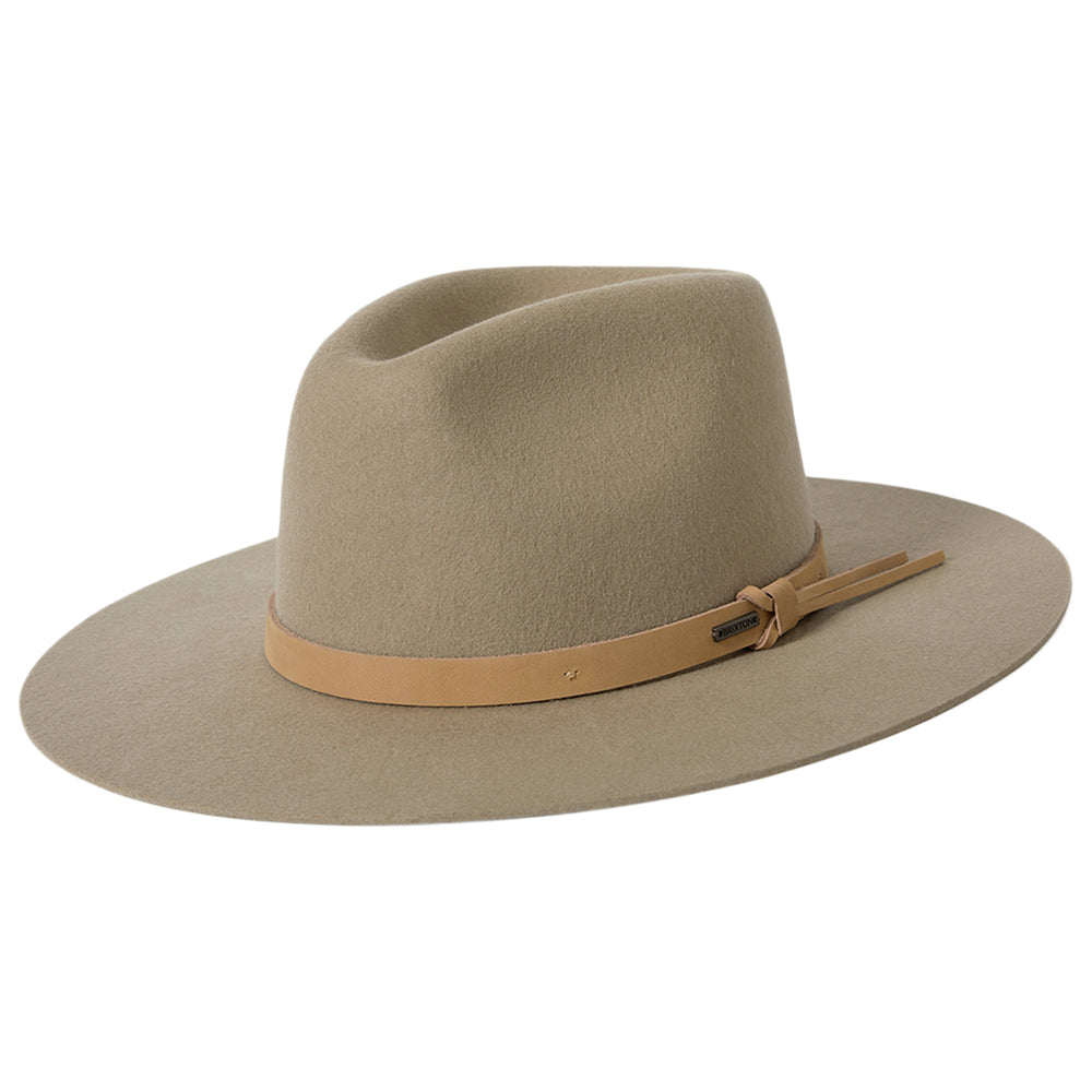 Chapeau de Cowboy en Laine Feutrée Weather Guard Hawkins sable BRIXTON