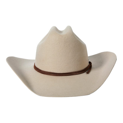 Chapeau de Cowboy en Laine Feutrée Laredo crème BRIXTON
