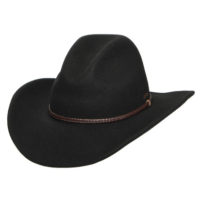 Chapeau de Cowboy en Laine Feutrée Hydrofuge Oklahoma noir STETSON