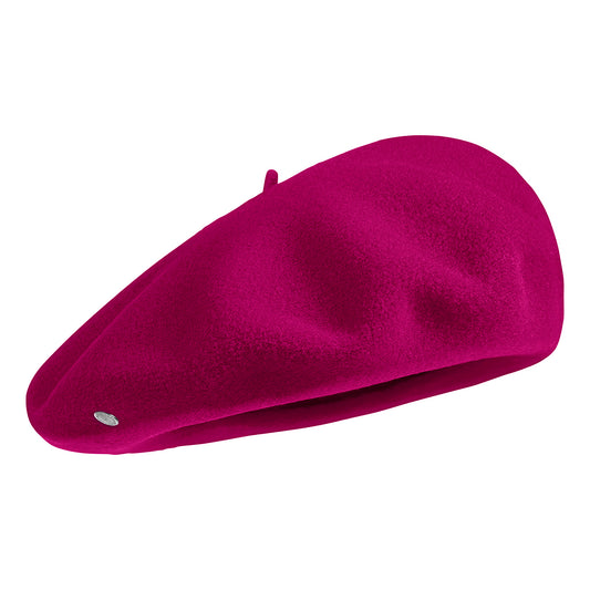 Béret Authentique en Laine Mérinos sangria LAULHÈRE