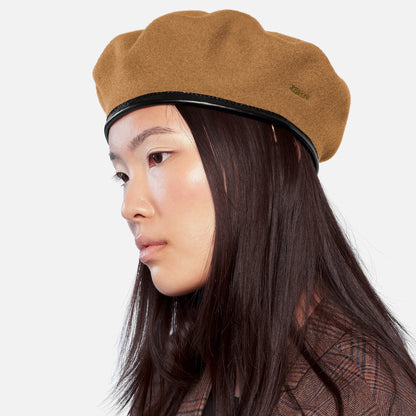 Béret Militaire en Laine Monty camel KANGOL