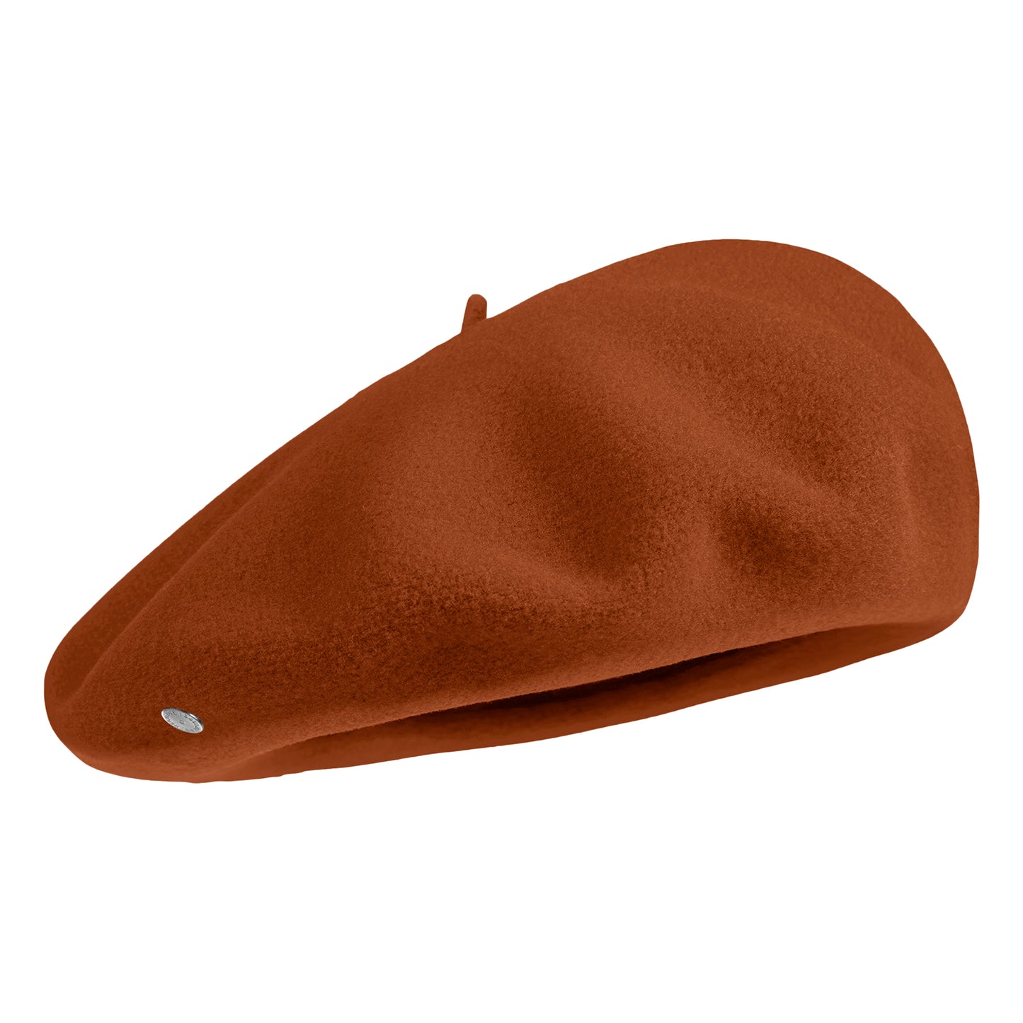 Béret Authentique en Laine Mérinos rouille LAULHÈRE