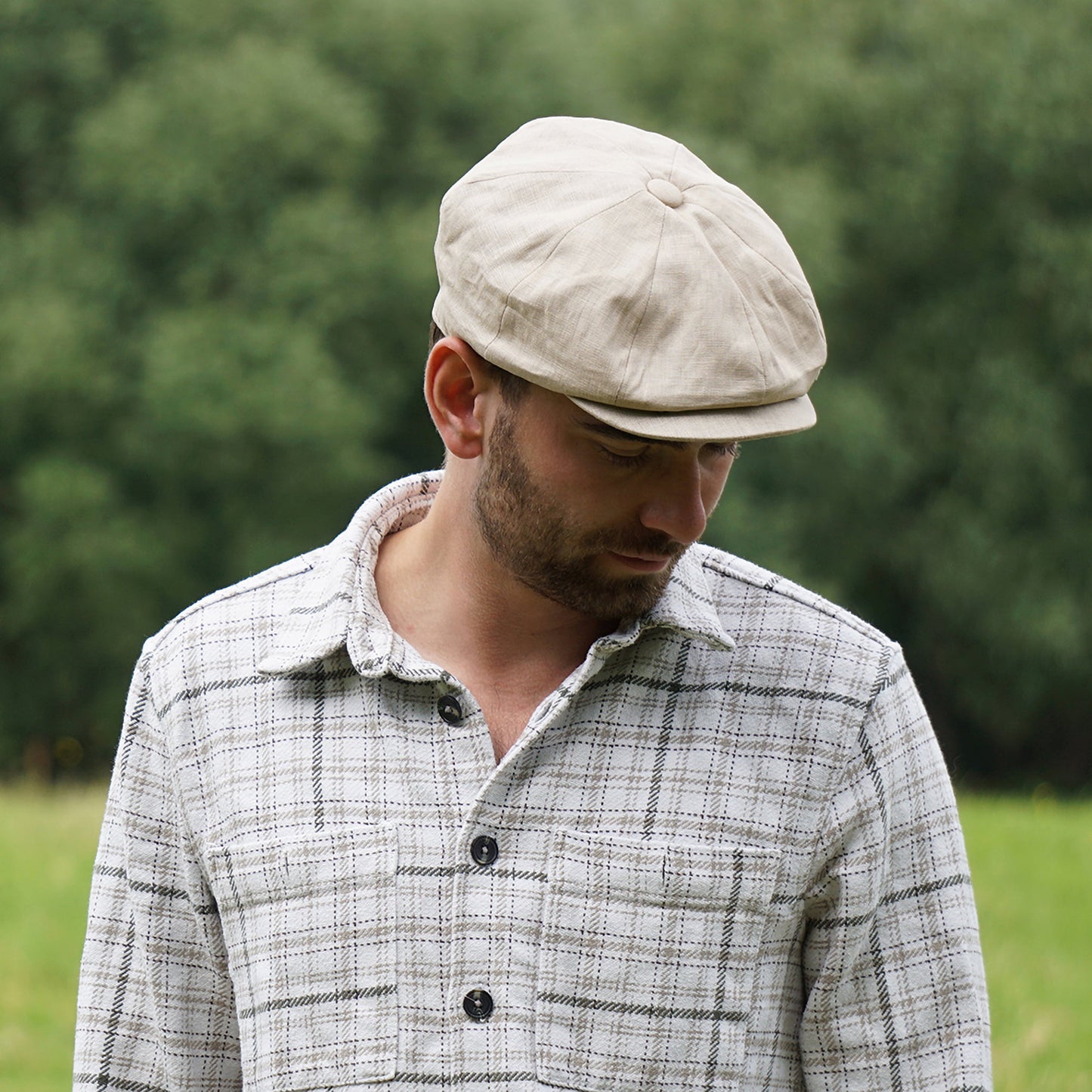 Casquette Gavroche en Lin naturel JAXON & JAMES