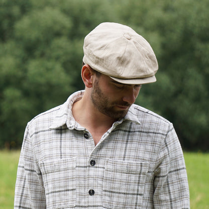 Casquette Gavroche en Lin naturel JAXON & JAMES