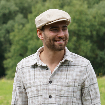 Casquette Gavroche en Lin naturel JAXON & JAMES